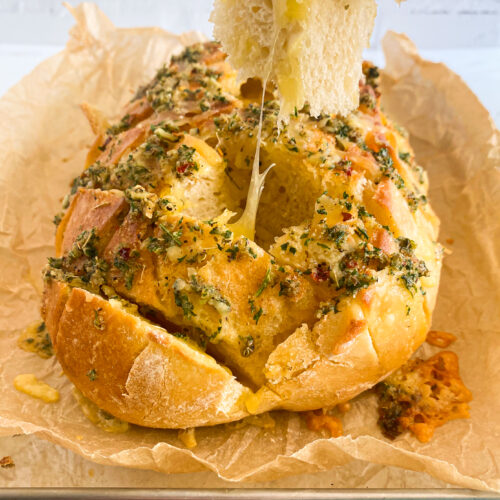 cheesy pull apart bread
