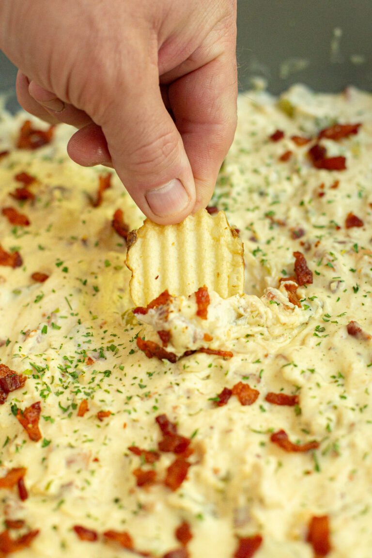 Dill Pickle Chicken Bacon Ranch Dip