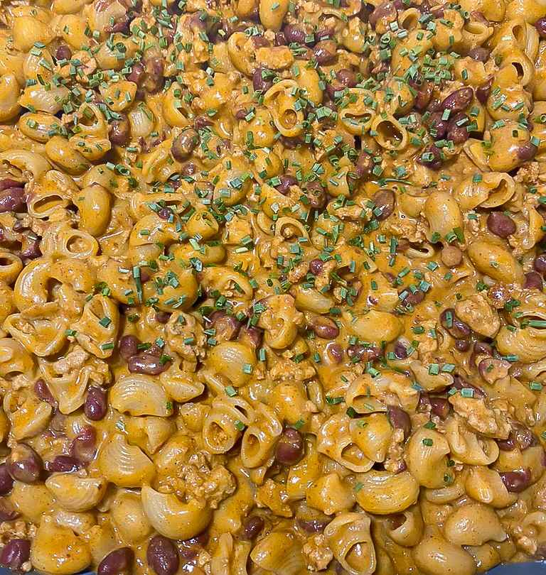 One Pot Chili Mac and Cheese