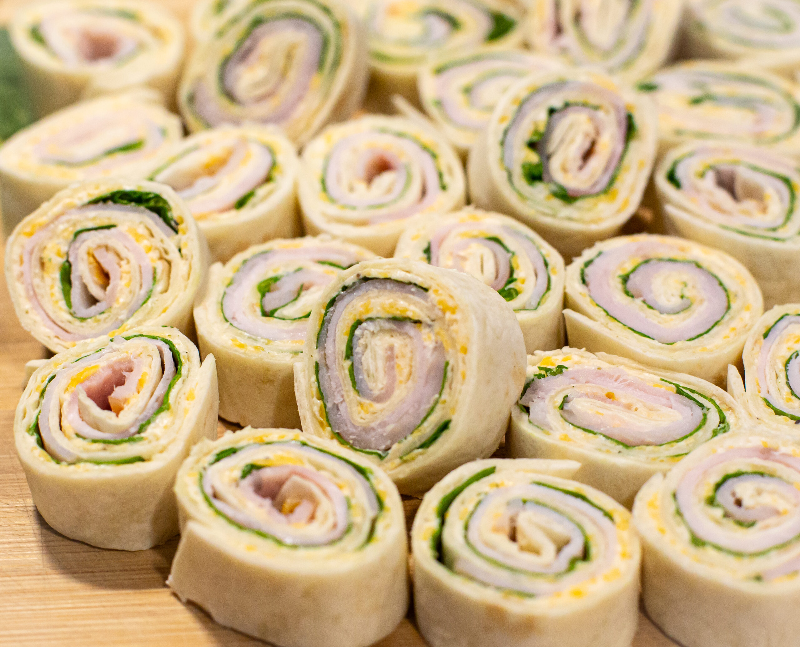 Smoked Turkey Italian Pinwheels with Spinach