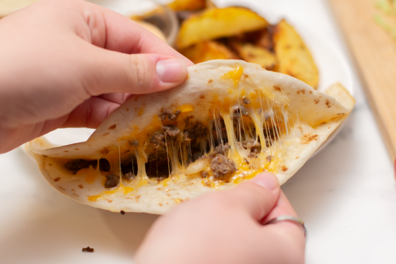 Cheeseburger Quesadillas